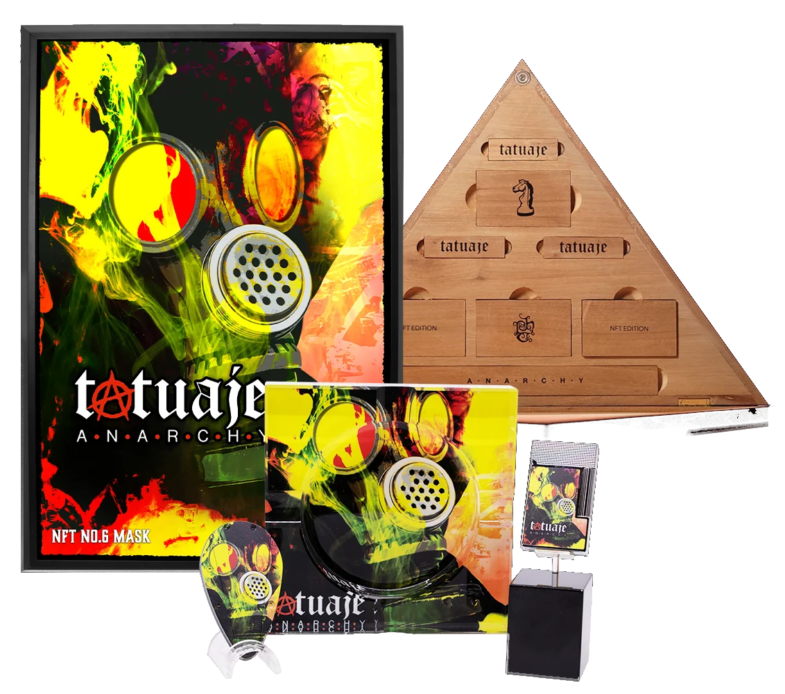 Tatuaje Anarchy “The Mask” NFT Edition Swag Set — Unicorn Smokes
